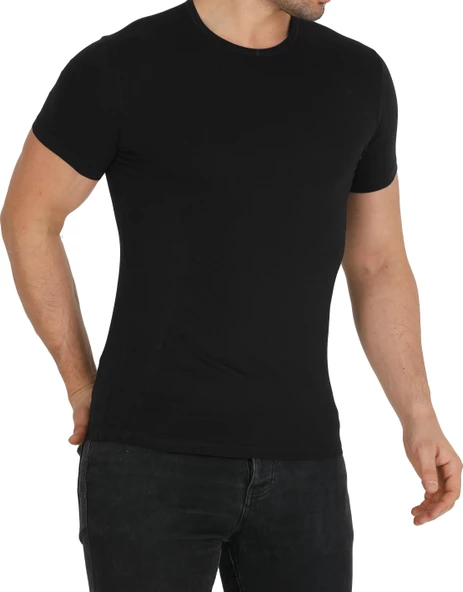 Tatkan Erkek Thermodal Şardonlu Bisiklet Yaka Kısa Kol - 3