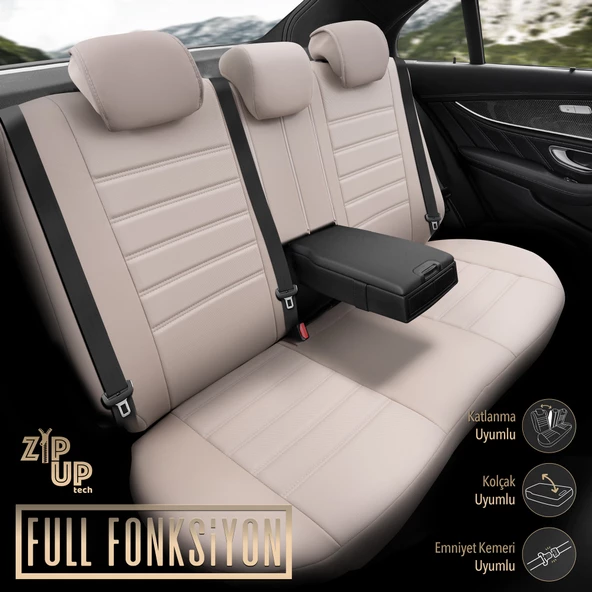 Otom Inspire Design Universal Seat Cover Bej - 6
