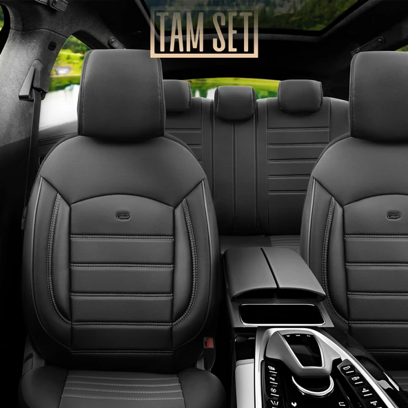 Otom Inspire Design Universal Seat Cover Siyah-Füme - 2