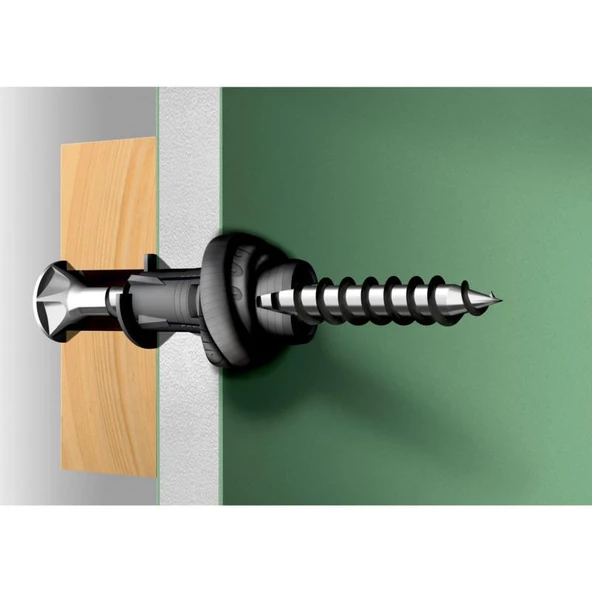 Würth Shark Pro Ahtapot Dübel 8X46 Siyah 200 Adet - 9