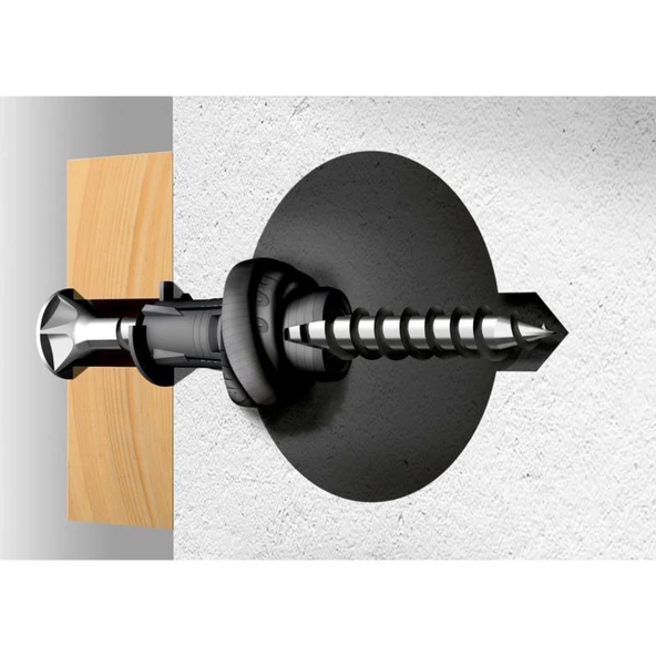 Würth Shark Pro Ahtapot Dübel 8X46 Siyah 200 Adet - 10