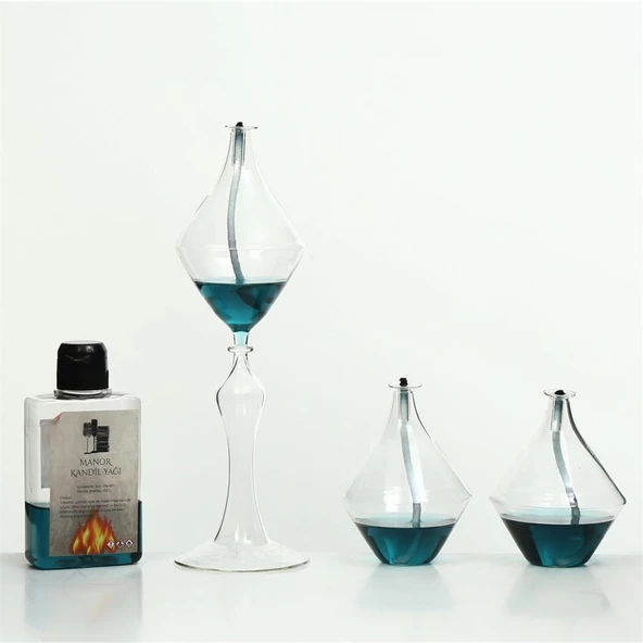 Vitale 3'lü Kandil Seti AKMNR-SNA-YSL ürün görseli 1