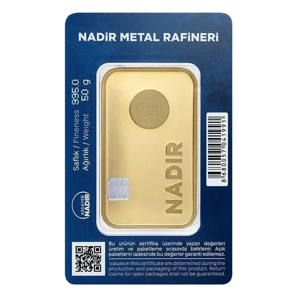 RimaGold 50 gr 24 Ayar NadirGold Gram Altın - 2