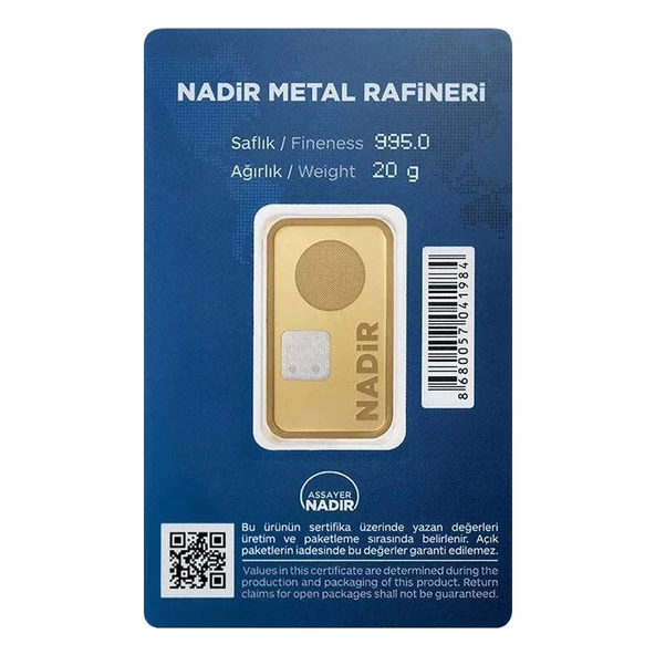 RimaGold 20 gr 24 Ayar NadirGold Gram Altın - 2