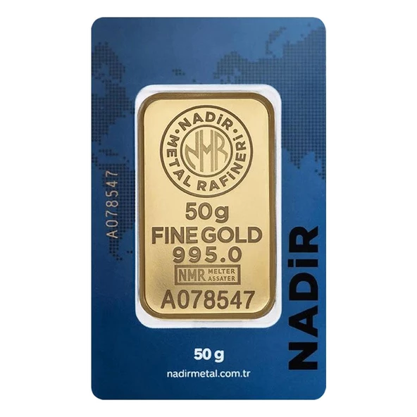 RimaGold 50 gr 24 Ayar NadirGold Gram Altın