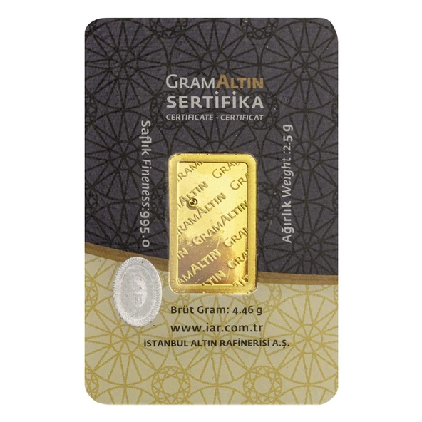 RimaGold 2.5 gr 24 Ayar İAR Gram Altın - 2