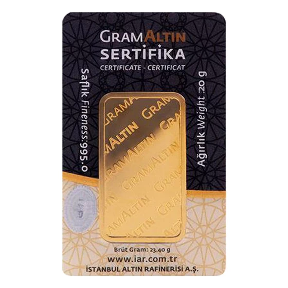 RimaGold 20 gr 24 Ayar İAR Gram Altın - 2