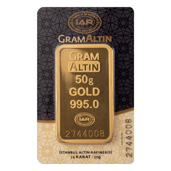 RimaGold 50 gr 24 Ayar İAR Gram Altın