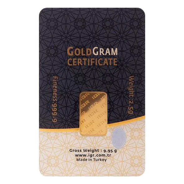 RimaGold 2.5 gr 24 Ayar 999.9 Milyem İAR Gram Altın - 2