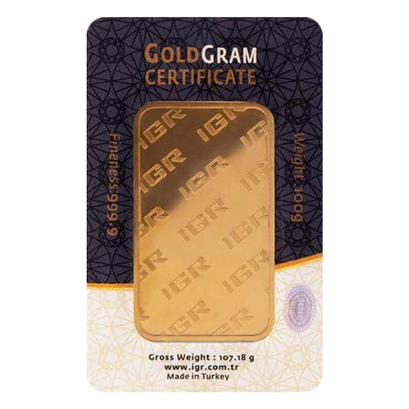 RimaGold 100 gr 24 Ayar 999.9 Milyem İAR Gram Altın - 2