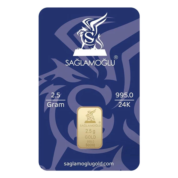 RimaGold 2.5 gr 24 Ayar Sağlamoğlu Gram Altın