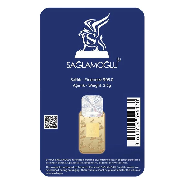 RimaGold 2.5 gr 24 Ayar Sağlamoğlu Gram Altın - 2