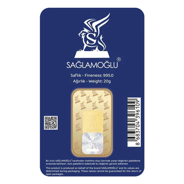 Rimagold 20 Gr 24 Ayar Sağlamoğlu Gram Altın - 2