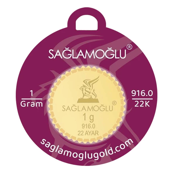 RimaGold 1 gr 22 Ayar Sağlamoğlu Gram Altın