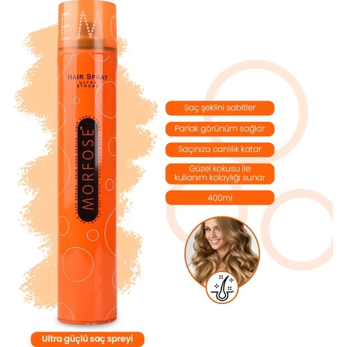 Morfose Ultra Sert Saç Spreyı 400 Ml - 2
