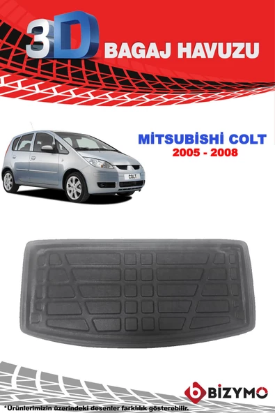 Mitsubishi Colt 2005-2008 3D Bagaj Havuzu Bizymo ürün görseli 1