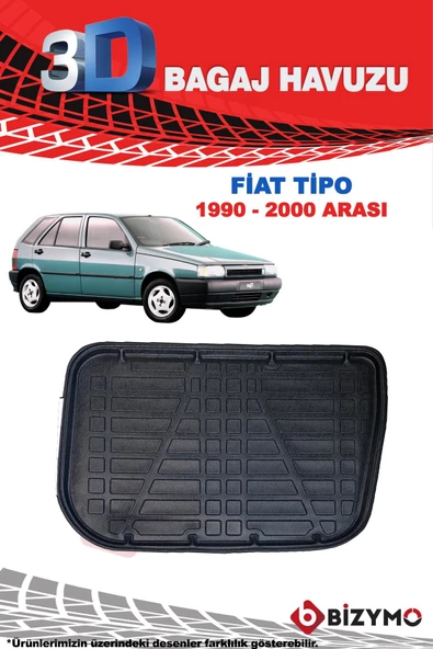 Fiat Tipo 1988-2000 3D Bagaj Havuzu Bizymo - Resim 2