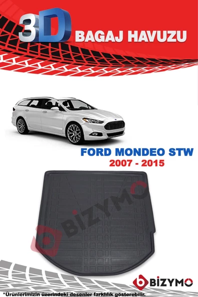 Ford Mondeo STW 2007-2015 3D Bagaj Havuzu Bizymo - 2
