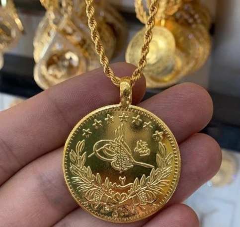 Tam Reşat Kolye Gerçek Altin Görünümlü Kolye imitasyon Tam Reşat (KARGO BEDAVA) ürün görseli 1