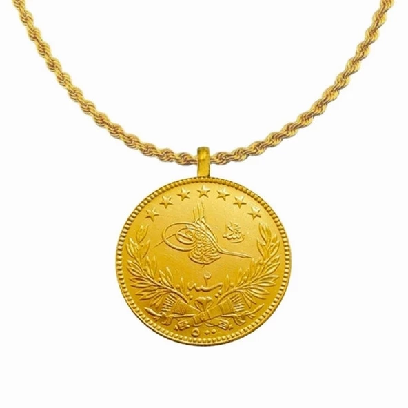 Tam Reşat Kolye Gerçek Altin Görünümlü Kolye imitasyon Tam Reşat (KARGO BEDAVA) ürün görseli 1