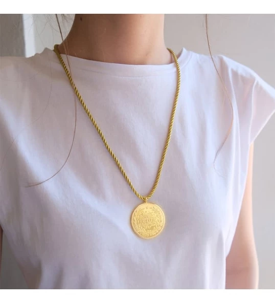 Tam Reşat Kolye Gerçek Altin Görünümlü Kolye imitasyon Tam Reşat (KARGO BEDAVA) ürün görseli 1