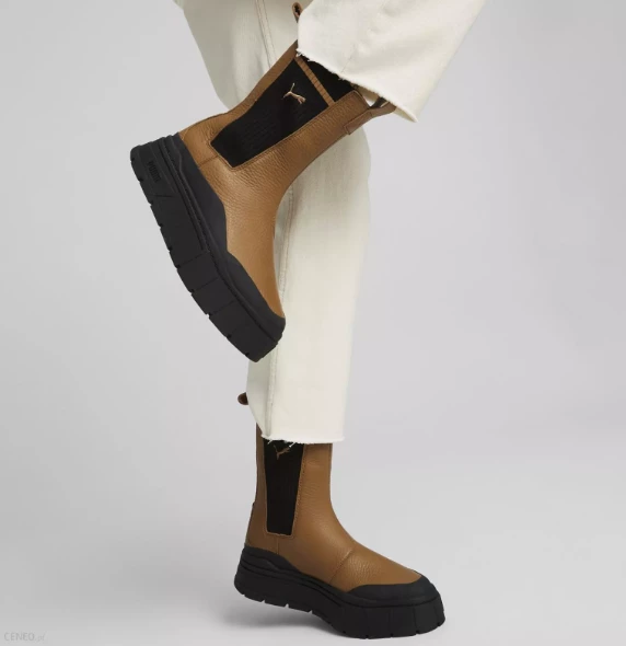 PUMA MAYZE STACK CHELSEA CASUAL KADIN HARDAL RENGİ BOT B-38 38674201 (DAR KALIPTI 1 NUMARA BÜYÜK ALMANIZI ÖNERİRİM) - Resim 3