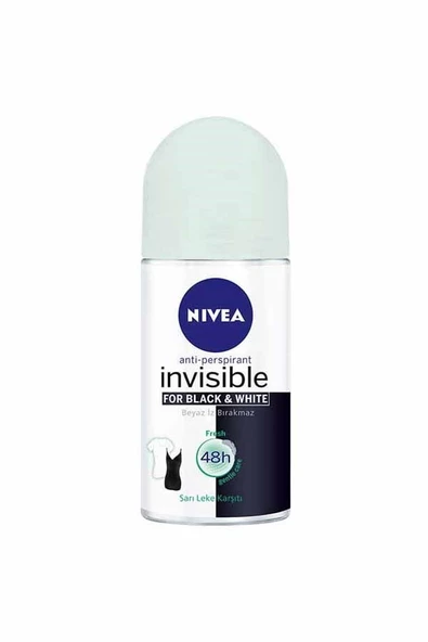 Nivea Black & White Fresh Roll-On 50Ml