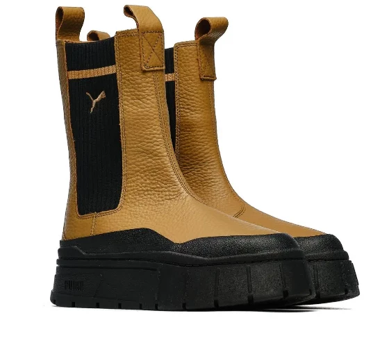 PUMA MAYZE STACK CHELSEA CASUAL KADIN HARDAL RENGİ BOT B-38 38674201 (DAR KALIPTI 1 NUMARA BÜYÜK ALMANIZI ÖNERİRİM) - 2