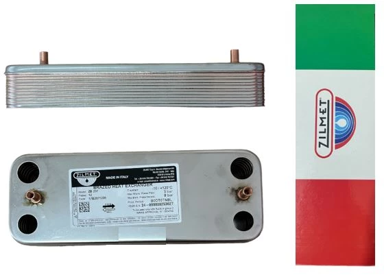 PLAKALI EŞANJÖR ZİLMET 17B2071206 12 PLK -166mm- DEMIRDOKUM HEATLINE MONZAD020116522-PROTHERM 0020118595 0020025294 VAILLANT 0020123543 -BAXI 711612800- FONDITAL 6SCAMPIA07 ARI.GENUS