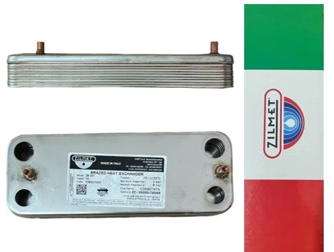 PLAKALI EŞANJÖR ZİLMET 17B2071013 10 PLK -172mm- DEMİRDOKÜM VİNTO-MİLENIUM SAUNIER DUVAL S1005800
