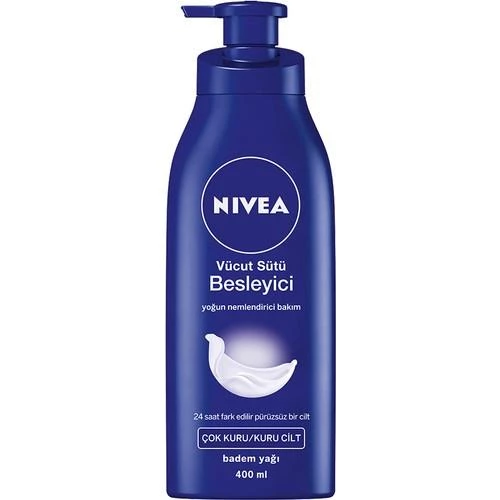 Nivea Besleyici Vücut Sütü (Yoğun Nemlendirici Bakım) Pompalı 400Ml