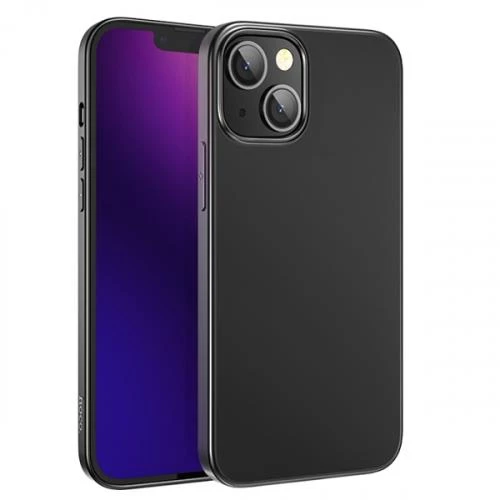 Polham Kamera Korumalı İphone 14 Plus Darbe Emici Silikon Telefon Kılıfı,Parmak İzi Bırakmaz Mat Kılıf