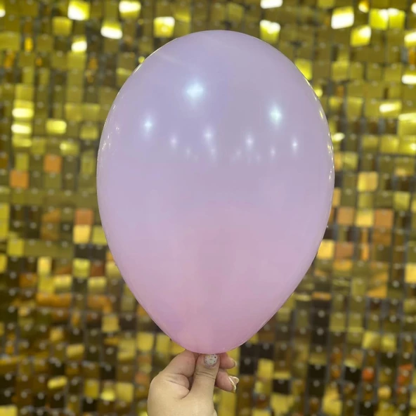 12" İç Mekan Makaron Balon Pembe - 100 Adet