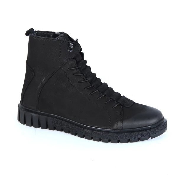 Hammer Jack 102 17945-M Siyah Torje Erkek Deri Bot - Resim 2