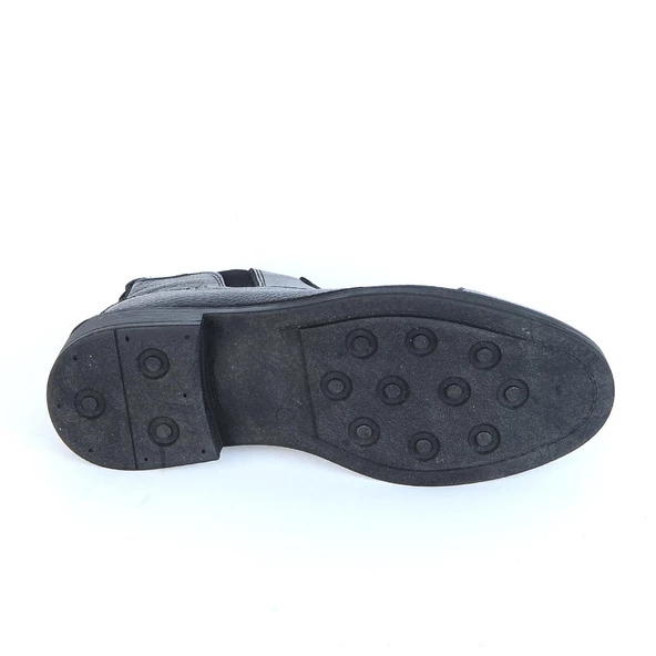 Bulldozer 240098 Siyah Floter Kürklü Deri Erkek Bot - Resim 4