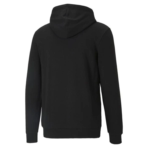 Puma Essential Big Logo Hoodie Erkek Siyah Günlük Stil Sweatshirt 58668801 - 2