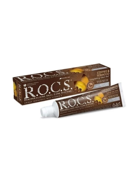 Rocs Diş Macunu Kahve  60 Ml