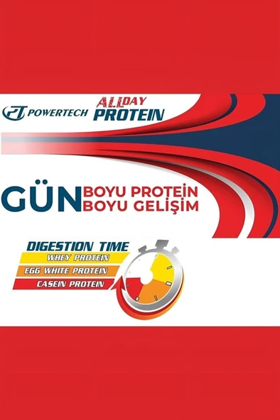 Powertech AllDay Protein Tozu 1800 gr 60 Servis Çikolata Aromalı - 3