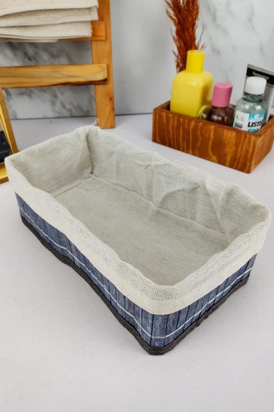 Digithome Bambu Çok Amaçlı Saklama Kutusu Düzenleyici Küçük Boy Organizer Gri 25x15x8 Cm - CL-6007-2 C1-1-121 - 4