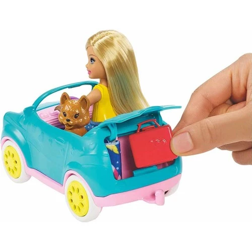 Mattel Barbie Club Chelsea Karavanı Oyun Seti, Chelsea'nin Yavru Köpeği ve Aksesuarlar FXG90 - 3