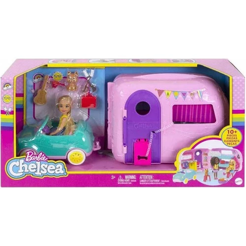 Mattel Barbie Club Chelsea Karavanı Oyun Seti, Chelsea'nin Yavru Köpeği ve Aksesuarlar FXG90 - 5