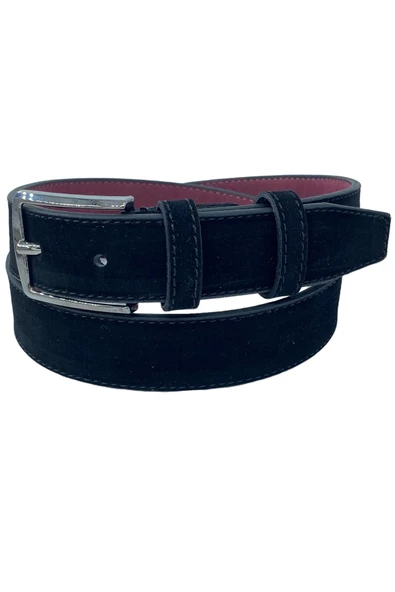 3'lü Set Çocuk Boy Suni Deri 3 cm.lik Garson Klasik Kemer - Siyah Lacivert Kahve - G3S-23HZ - Resim 7