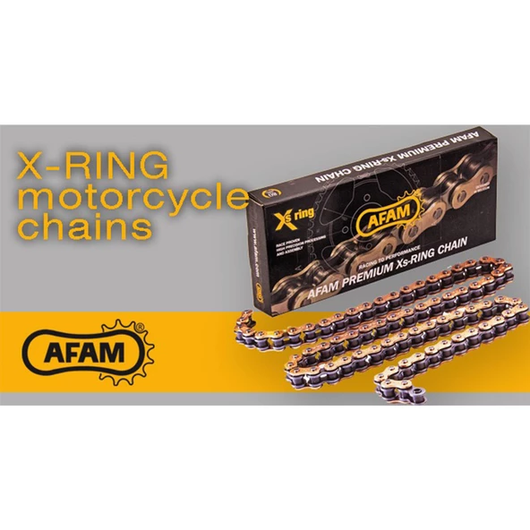 AFAM A520-116XMR3 2004-2017 Honda CRF 250 X Uyumlu Zincir XMR3 Xring Çelik Renk - 4