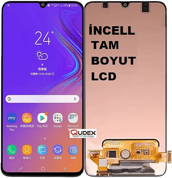 Samsung Galaxy A70 Lcd Ekran Dokunmatik Tam Boyut İncell SM-A705