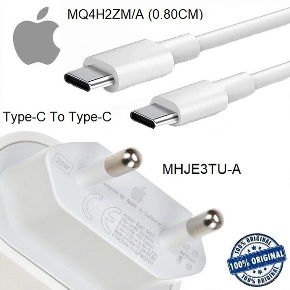 Original USB C Type-C Cable Apple iPhone 16 Pro Max Hızlı Şarj Kablosu 15 Plus 15 16 Pro Max Plus 35W Mq4h2zm/a ürün görseli