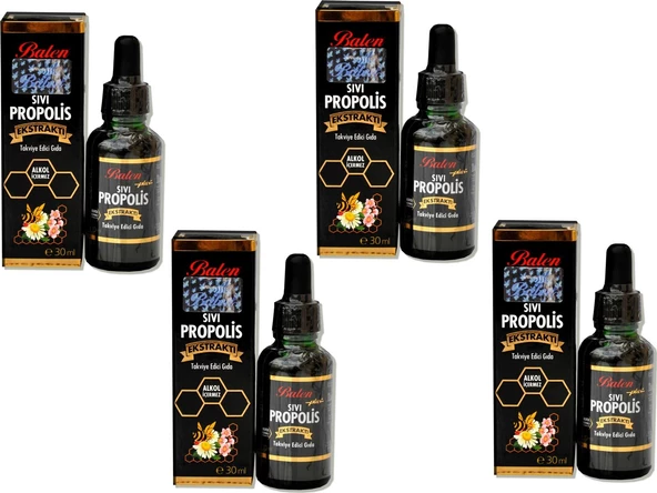 Balen Sıvı Propolis Ekstraktı Su Bazlı 4* 30 ml