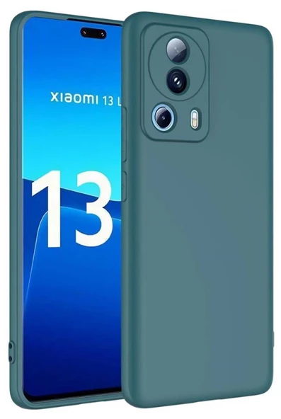 Xiaomi Mi 13 Lite Kılıf Lansman Tasarım İç Yüzeyi Kadife Silikon - 6