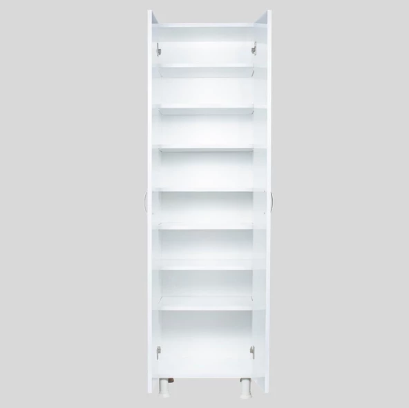 Alesta Life 2 Kapaklı 8 Raflı Çok Amaçlı Dolap - 2
