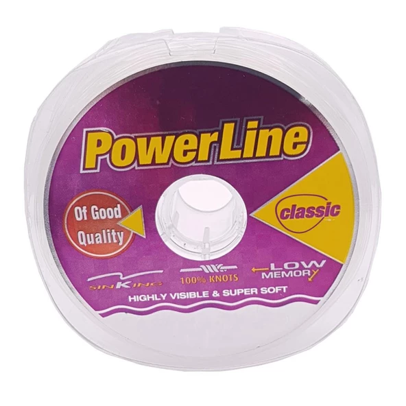 Powerline Classic 100m Misina Monofilament Olta Misinası - 2
