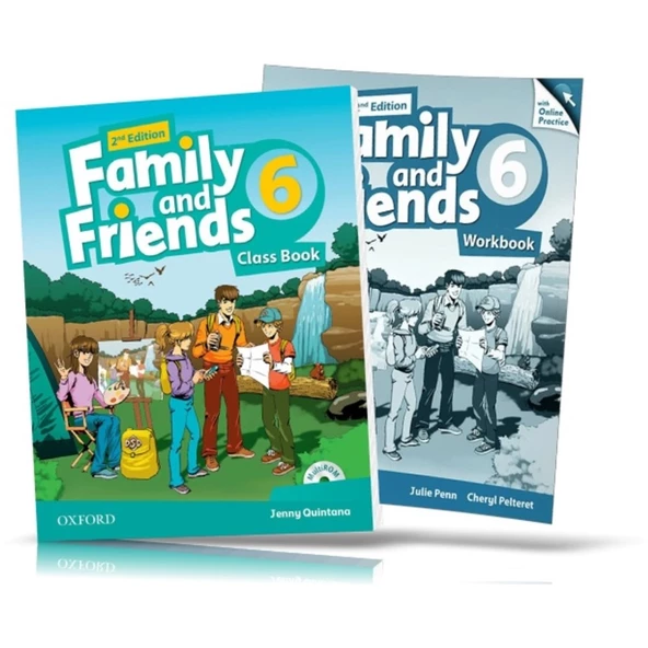 Family and Friends Level 6: Class Book and WORKBOOK with Downloadable Audios